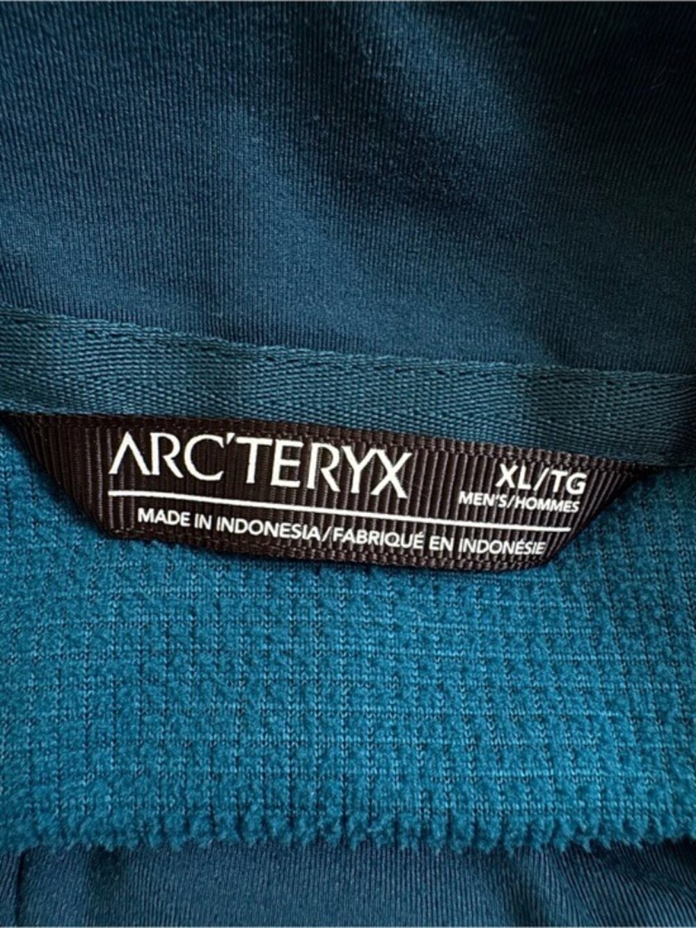 Arc'teryx Delta LT Zip Neck Waffle Fleece Turquoise Blue Size XL - Picture 9 of 15